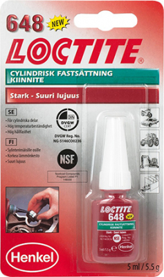 LOCTITE 648 5ml i gruppen Kemprodukter / Lim/Ls/Ttning hos AD Butik rebro / Wallin & Stackeflt (6181804415)