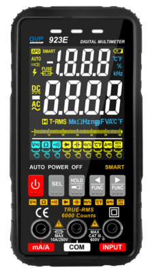 DIGITAL MULTIMETER AUTO RANGE i gruppen Handverktyg / Specialverktyg / Elverktyg / Multimetrar hos AD Butik rebro / Wallin & Stackeflt (SH5037004)